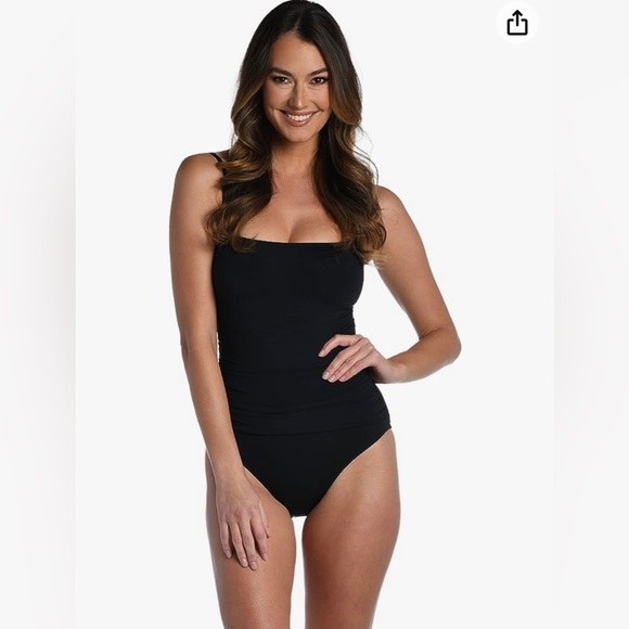 Island Goddess Rouched Body Lingerie Mio One Piece Swimsuit - Picture 2 of 12